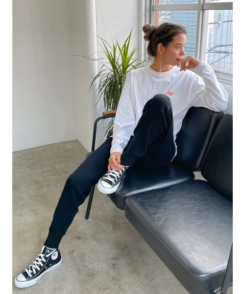 Vicente（ヴィセンテ）の「Double color knitpants（その他パンツ・レディース・ブラック/グレー・FREE）」の10枚目の写真