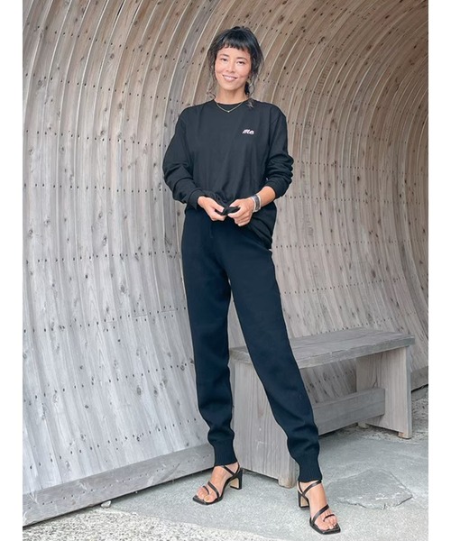 Vicente（ヴィセンテ）の「Double color knitpants（その他パンツ・レディース・ブラック/グレー・FREE）」の6枚目の写真