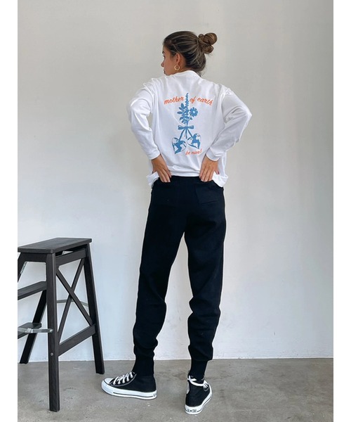 Vicente（ヴィセンテ）の「Double color knitpants（その他パンツ・レディース・ブラック/グレー・FREE）」の4枚目の写真