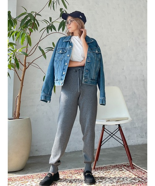 Vicente（ヴィセンテ）の「Double color knitpants（その他パンツ・レディース・ブラック/グレー・FREE）」の16枚目の写真