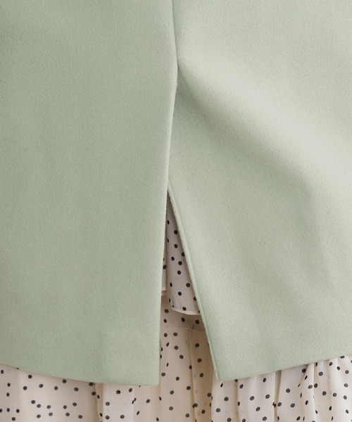 メルトンノーカラーコート(ノーカラーコート)|Pierrot(ピエロ) メルトンノーカラーコート(ノーカラーコート)|Pierrot(ピエロ)