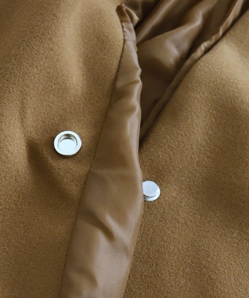 メルトンノーカラーコート(ノーカラーコート)|Pierrot(ピエロ) メルトンノーカラーコート(ノーカラーコート)|Pierrot(ピエロ)