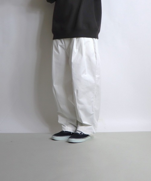 ILL'S(イルズ)の「ILL'S / イルズ TCツイルワイドパンツ(その他パンツ・メンズ・ブラック/ホワイト・L/M)」の2枚目の写真