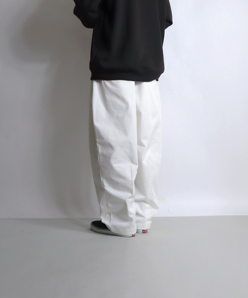 ILL'S(イルズ)の「ILL'S / イルズ TCツイルワイドパンツ(その他パンツ・メンズ・ブラック/ホワイト・L/M)」の4枚目の写真