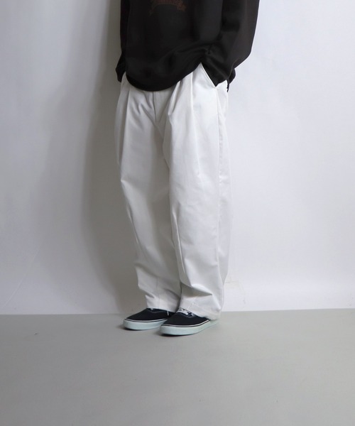 ILL'S(イルズ)の「ILL'S / イルズ TCツイルワイドパンツ(その他パンツ・メンズ・ブラック/ホワイト・L/M)」の9枚目の写真