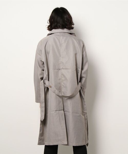 ARCHIVER(アーカイバ)の「【Sa】【it】オーバーサイズ チェックトレンチコート(トレンチコート・メンズ・ホワイト系その他/ブラウン系その他/ベージュ系その他/ブラウン系その他2・M/L)」の6枚目の写真