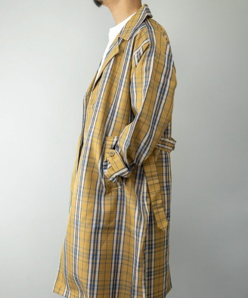 ARCHIVER(アーカイバ)の「【Sa】【it】オーバーサイズ チェックトレンチコート(トレンチコート・メンズ・ホワイト系その他/ブラウン系その他/ベージュ系その他/ブラウン系その他2・M/L)」の19枚目の写真