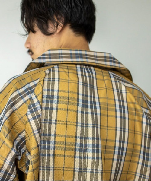 ARCHIVER(アーカイバ)の「【Sa】【it】オーバーサイズ チェックトレンチコート(トレンチコート・メンズ・ホワイト系その他/ブラウン系その他/ベージュ系その他/ブラウン系その他2・M/L)」の21枚目の写真