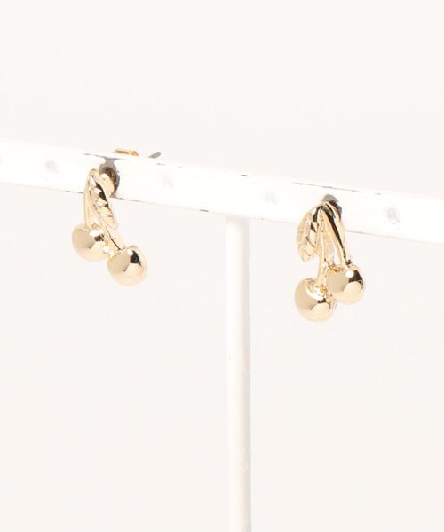 FIG&VIPER（フィグアンドバイパー）の「チェリーピアス（ピアス（両耳用）・レディース・ゴールド/シルバー・FREE）」の2枚目の写真