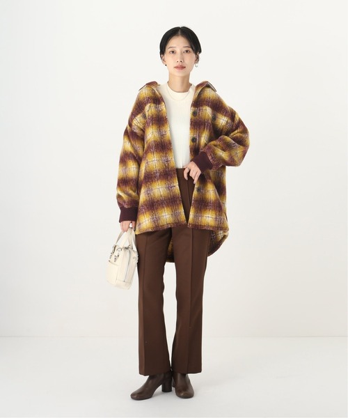 Champion（チャンピオン）の「【Champion/チャンピオン】シャギージャケット（ブルゾン・レディース・ネイビー/ブラウン/レッド・FREE）」の6枚目の写真