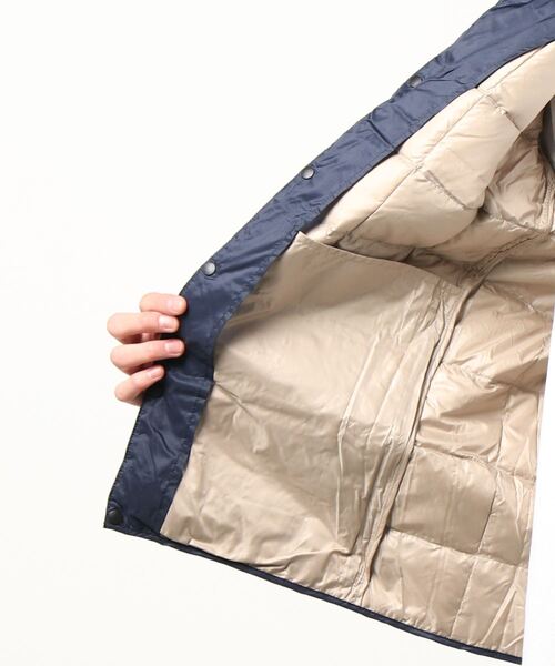 Gramicci(グラミチ)の「GRAMICCI×TAION インナーダウンジャケット(ダウンジャケット/コート・メンズ・ネイビー/ベージュ/ブラック・M/L)」の5枚目の写真