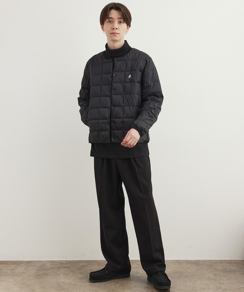 Gramicci(グラミチ)の「GRAMICCI×TAION インナーダウンジャケット(ダウンジャケット/コート・メンズ・ネイビー/ベージュ/ブラック・M/L)」の18枚目の写真