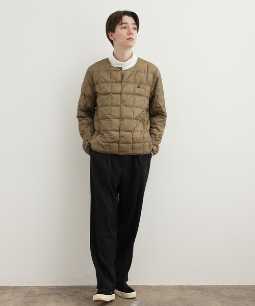 Gramicci(グラミチ)の「GRAMICCI×TAION インナーダウンジャケット(ダウンジャケット/コート・メンズ・ネイビー/ベージュ/ブラック・M/L)」の16枚目の写真