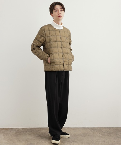 Gramicci(グラミチ)の「GRAMICCI×TAION インナーダウンジャケット(ダウンジャケット/コート・メンズ・ネイビー/ベージュ/ブラック・M/L)」の15枚目の写真