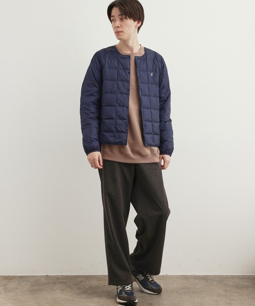 Gramicci(グラミチ)の「GRAMICCI×TAION インナーダウンジャケット(ダウンジャケット/コート・メンズ・ネイビー/ベージュ/ブラック・M/L)」の12枚目の写真