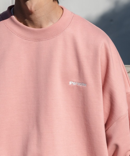 セール】オーバーサイズ刺繍スウェット（スウェット）｜Perushu