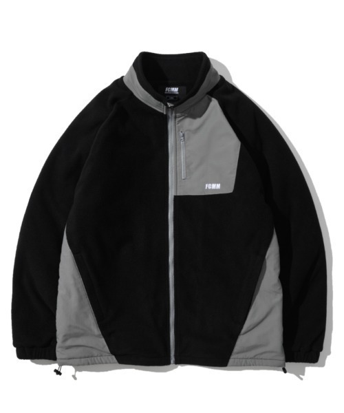 FCMM（エフシーエムエム）の「SHERPA POCKET FLEECE JACKET /シェルパポケットフリースジャケット（その他アウター・メンズ・ブラック/アイボリー・LARGE/MEDIUM）」の6枚目の写真