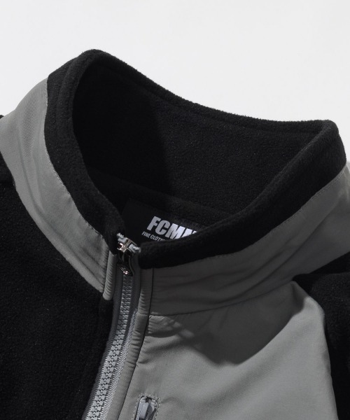 FCMM（エフシーエムエム）の「SHERPA POCKET FLEECE JACKET /シェルパポケットフリースジャケット（その他アウター・メンズ・ブラック/アイボリー・LARGE/MEDIUM）」の15枚目の写真