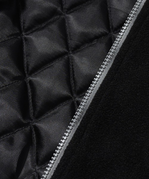 FCMM（エフシーエムエム）の「SHERPA POCKET FLEECE JACKET /シェルパポケットフリースジャケット（その他アウター・メンズ・ブラック/アイボリー・LARGE/MEDIUM）」の7枚目の写真