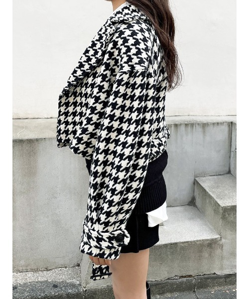 ENVYM（アンビー）の「２ＷａｙルーズダブルＣＴ（その他アウター・レディース・ベージュ/ブラック・FREE）」の3枚目の写真