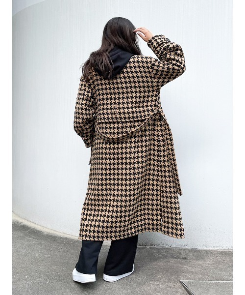 ENVYM（アンビー）の「２ＷａｙルーズダブルＣＴ（その他アウター・レディース・ベージュ/ブラック・FREE）」の7枚目の写真