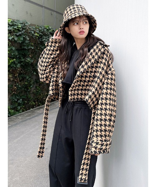 ENVYM（アンビー）の「２ＷａｙルーズダブルＣＴ（その他アウター・レディース・ベージュ/ブラック・FREE）」の11枚目の写真