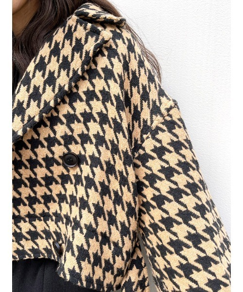 ENVYM（アンビー）の「２ＷａｙルーズダブルＣＴ（その他アウター・レディース・ベージュ/ブラック・FREE）」の13枚目の写真