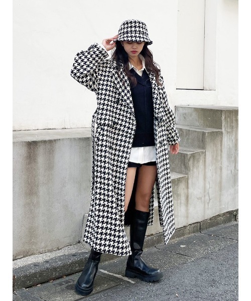 ENVYM（アンビー）の「２ＷａｙルーズダブルＣＴ（その他アウター・レディース・ベージュ/ブラック・FREE）」の15枚目の写真