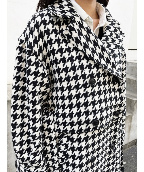 ENVYM（アンビー）の「２ＷａｙルーズダブルＣＴ（その他アウター・レディース・ベージュ/ブラック・FREE）」の21枚目の写真