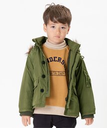 F.O.KIDS（エフオーキッズ）の「/ミリタリーヒートジャケット（ミリタリージャケット・キッズ）」