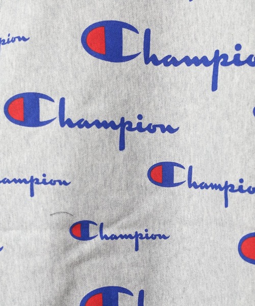 Champion(チャンピオン)の「【W】【it】【UT13】【Champion】REVERSE WEAVE CREW ALL OVER PRINT SWEAT(スウェット・メンズ・グレー/ブラック・MEDIUM/SMALL/LARGE)」の8枚目の写真