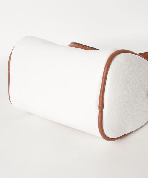 MAISON BREEZE（メゾンブリーズ）の「【MAISON BREEZE】PUコンビミニボストン Sサイズ KNF（ショルダーバッグ・レディース・ホワイト/ブラック/ベージュ・FREE）」の9枚目の写真