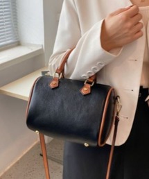 MAISON BREEZE | 【MAISON BREEZE】PUコンビミニボストン Sサイズ KNF(ショルダーバッグ)