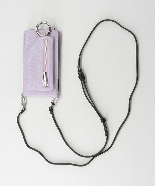 ajew（エジュー）の「＜AJEW＞CADENAS マルチ対応Sサイズ/モバイルケース（スマホケース/カバー・レディース・ベージュ/ブラック/パープル/ケリー/オフホワイト/コバルトブルー・FREE）」の6枚目の写真