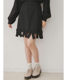 merry jenny | ぐるりリボンミニスカート(スカート)