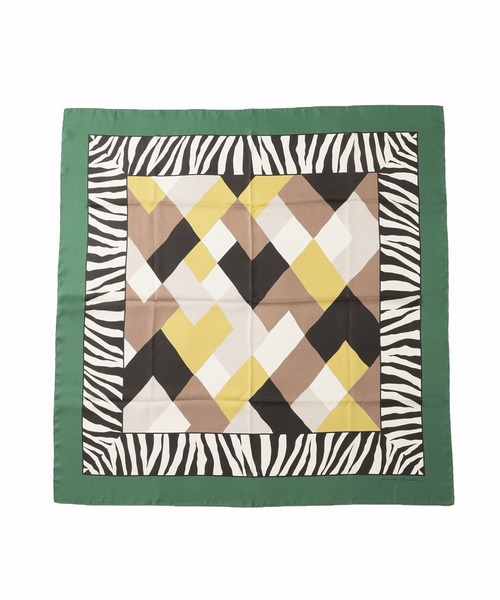 JOURNAL STANDARD（ジャーナルスタンダード）の「大判シルクスカーフ◆（ストール/ショール・レディース・グリーン系その他/ブルー/ブラック系その他・ﾌﾘ-）」の16枚目の写真