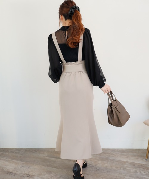 LIPSERVICE(リップサービス)の「マーメイドジャンスカ(スカート・レディース・ブラック/ベージュ・S/M)」の5枚目の写真