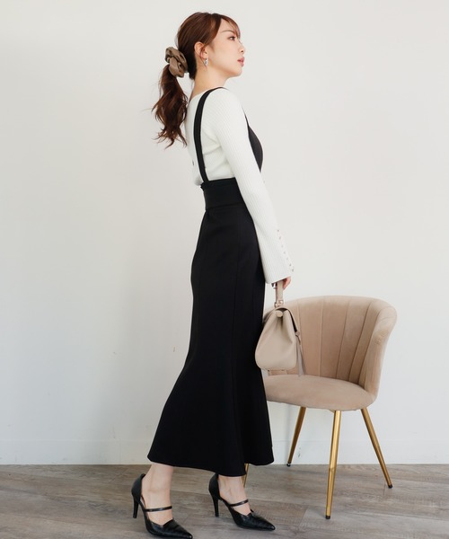 LIPSERVICE(リップサービス)の「マーメイドジャンスカ(スカート・レディース・ブラック/ベージュ・S/M)」の10枚目の写真