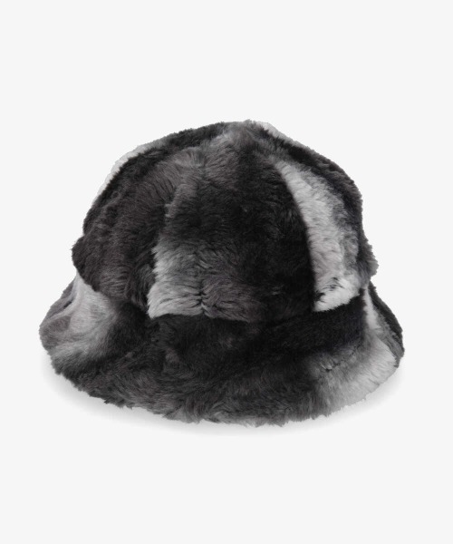 OVERRIDE（オーバーライド）の「OVERRIDE FAKE FUR ROUND HAT（ハット・レディース・ブラック/ベージュ・M/57.5cm）」の13枚目の写真