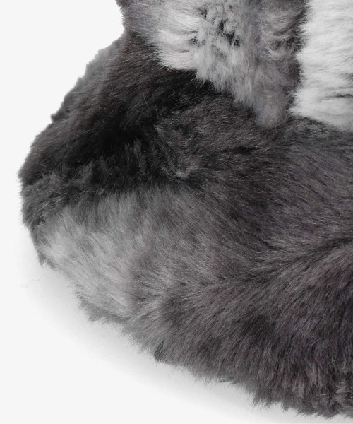 OVERRIDE（オーバーライド）の「OVERRIDE FAKE FUR ROUND HAT（ハット・レディース・ブラック/ベージュ・M/57.5cm）」の11枚目の写真
