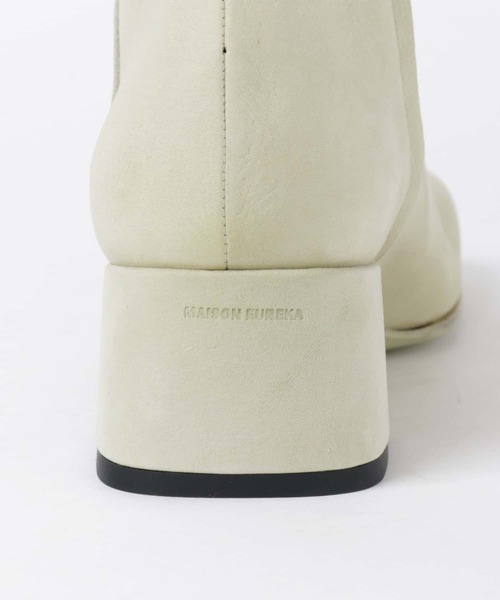 MAISON EUREKA（メゾンエウレカ）の「MAISON EUREKA　SQUARE TOE SHORT BOOTS（ブーツ・レディース・ホワイト系その他・38/36/37）」の15枚目の写真