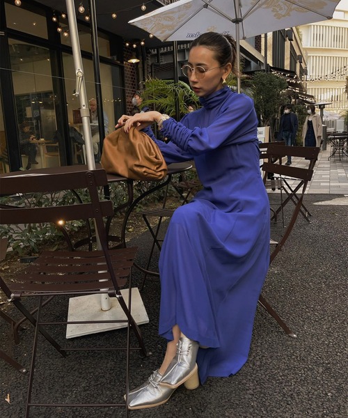 美品　AMERI ワンピース　MOYA NUANCE DRESS Ameri（アメリ）の「MOYA NUANCE DRESS（ドレス）」 - WEAR