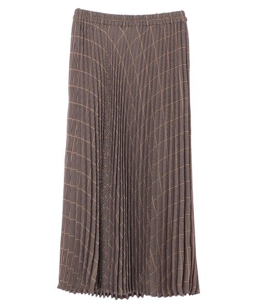 ELENCARE DUE(エレンカーレデュエ)の「・ELENCARE DUE チェックプリーツスカート*(スカート・レディース・ベージュ/グレー/アイボリー・FREE)」の22枚目の写真