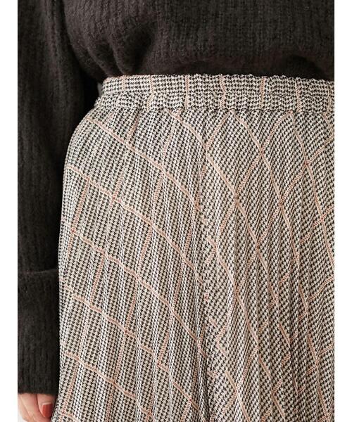 ELENCARE DUE(エレンカーレデュエ)の「・ELENCARE DUE チェックプリーツスカート*(スカート・レディース・ベージュ/グレー/アイボリー・FREE)」の10枚目の写真