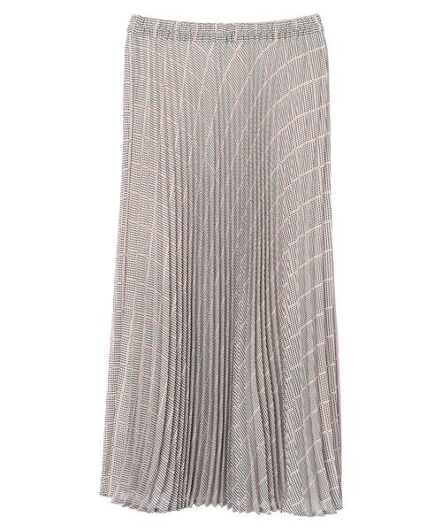 ELENCARE DUE(エレンカーレデュエ)の「・ELENCARE DUE チェックプリーツスカート*(スカート・レディース・ベージュ/グレー/アイボリー・FREE)」の13枚目の写真