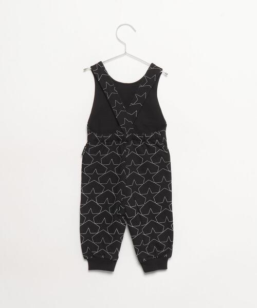 agnes b.（アニエスベー）の「M199 L SALOPETTE ベビー エトワールキルティングサロペット（サロペット/オーバーオール・キッズ・ブラック・1YEAR/6MONTH）」の2枚目の写真