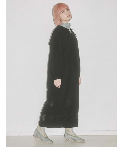 merry jenny（メリージェニー）の「リブレースコンビセーラーワンピース（ワンピース・レディース・アイボリー/ブラック・FREE）」の20枚目の写真