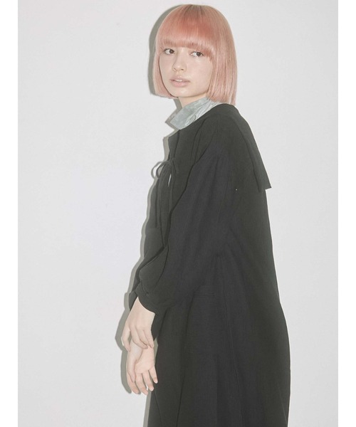 merry jenny（メリージェニー）の「リブレースコンビセーラーワンピース（ワンピース・レディース・アイボリー/ブラック・FREE）」の22枚目の写真