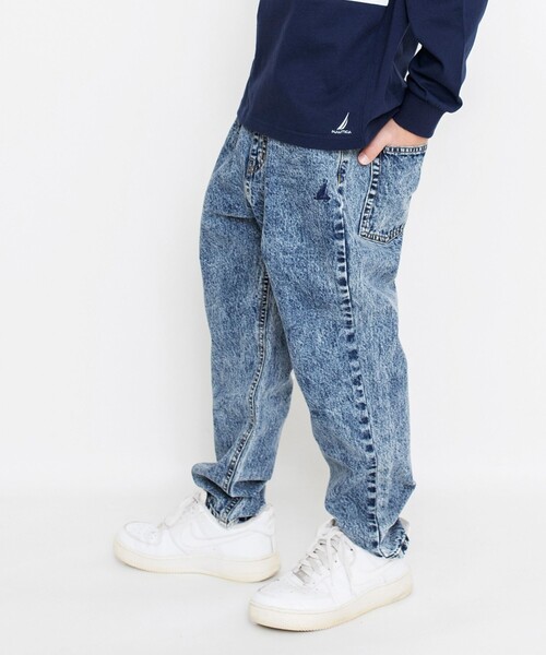 NAUTICA（ノーティカ）の「【NAUTICA/ノーティカ】デニムロングパンツ（デニムパンツ・キッズ・ネイビー/ブラック/ブルー・120/150/140/130）」の3枚目の写真
