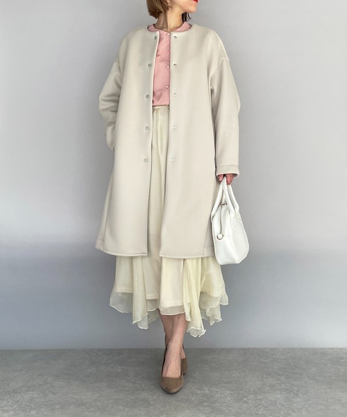 PICCIN(ピッチン)の「前後2WAYブラウス(シャツ/ブラウス・レディース・オフホワイト/ピンク・M/L)」の15枚目の写真